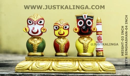 LAXMI RUPAM OF SHRI JAGANNATH MAHAPRABHU PINK STONE (HEIGHT-03 INCH) | Justkalinga.com.