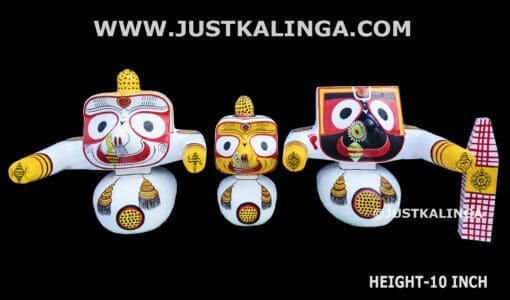 DHABALA VARNAM OF SHRI JAGANNATH MAHAPRABHU(HEIGHT-10 INCH) | Justkalinga.com.