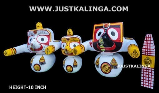 DHABALA VARNAM OF SHRI JAGANNATH MAHAPRABHU(HEIGHT-10 INCH) | Justkalinga.com.