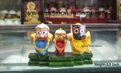 Jagannath Mahaprabhu With (Ratna Singhashan) For Home & Office  height-3.5 inch | Justkalinga.com.