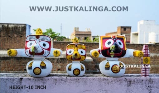 DHABALA VARNAM OF SHRI JAGANNATH MAHAPRABHU(HEIGHT-10 INCH) | Justkalinga.com.