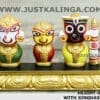 LAXMI RUPAM OF SHRI JAGANNATH MAHAPRABHU PINK STONE (HEIGHT-03 INCH) | Justkalinga.com.