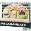 Shri Jagannath Mahaprabhu with ratna singhashan (Glass framed) Set Height-05 inch | Justkalinga.com.