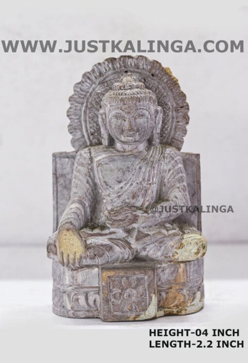 SHRI BUDHA (PINK STONE) HEIGHT-04 INCH | Justkalinga.com.