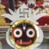 SHRI JAGANNATH MAHAPRABHU PHOTO STAND WITH KUMBO (BLACK,SILVER) | Justkalinga.com.