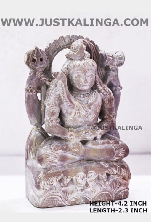 SHIR SHIVA  (PINKSTONE) MARBLE HEIGHT-4.2 INCH | Justkalinga.com.