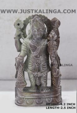 SHRI NARAYAN MAHAPRABHU (PINKSTONE) MARBLE HEIGHT-4.2 INCH | Justkalinga.com.