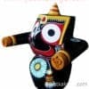 LORD JAGANNATAH KALESWAR MAHAPRABHU (BLACK) 06 INCH | Justkalinga.com.