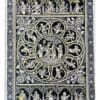 10 DIVINE EXPRESSION  & LILA'S OF LORD-Black & White (PATTACHITRA:  HAND MADE  CLOTH PAINTING ) | Justkalinga.com.