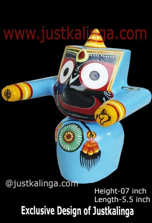 LORD JAGANNATAH MEGHA VARNAM MAHAPRABHU (BLUE) 07 INCH | Justkalinga.com.