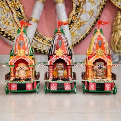 Handmade Wooden Divine Rath For Shri Jagannath Mahaprabhu