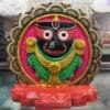 Lord shri Jagannath mahaprabhu Marbles Art Idol 20 CMs _  with sudarsan | Justkalinga.com.