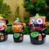SHRI JAGANNATAH KALESWAR MAHAPRABHU WITH LOTUS STAND (BLACK EDITION)- 04 INCH SET | Justkalinga.com.