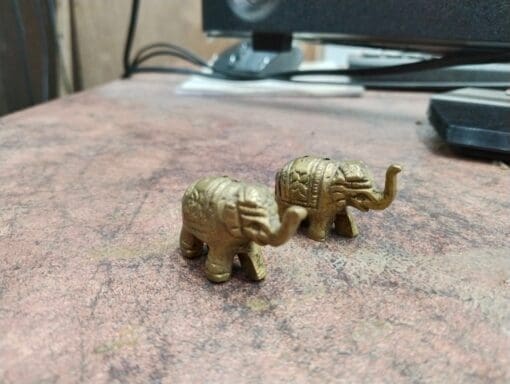 The brass "Elephant Jodi" justkalinga.com