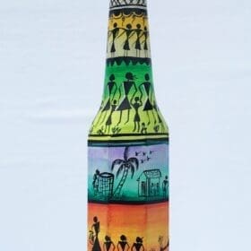 ANCIENT TRIBAL ART INSPIRING LIFE  (5000 years old ART CULTURE) buttle shape -SET OF 1 NO'S | Justkalinga.com.