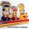 Lord Jagannath Mahaprabhu  Glass Framed " Neem Wooden Murti" SETS  25 cm | Justkalinga.com.