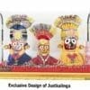 Lord Jagannath Mahaprabhu  Glass Framed " Neem Wooden Murti" SETS  25 cm | Justkalinga.com.