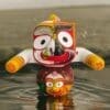 Kundalini Jagannath Murti (9 inches). Handcrafted from neem wood, this idol represents Lord Jagannath as a source of spiritual awakening.