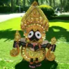 Shri Jagannath Mahaprabhu adorned with the traditional Narasimha Besha.