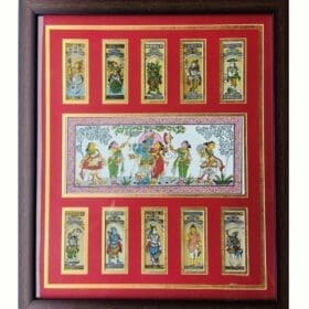 10 DIVINE EXPRESSION  & RASA LILA'S OF SUPREME LORD .  Size: 14cm*20cm | Justkalinga.com.