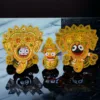 Enhance your puja space and express your devotion with this Gajanana Besha for your deity.