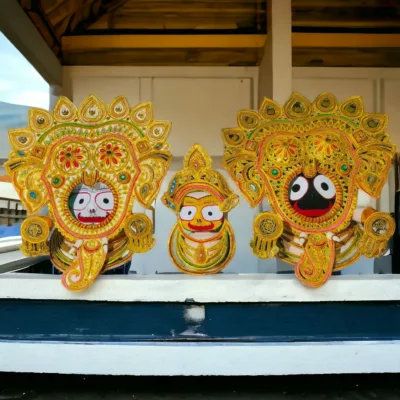 Gajanana Besha for Shri Jagannath Mahaprabhu, handcrafted attire commemorating the Snana Yatra festival and Lord Jagannath's birthday.