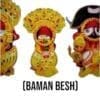 Bamana Besha, a special attire for Lord Jagannath murtis, commemorating Lord Vishnu's incarnation as a dwarf Brahmin.