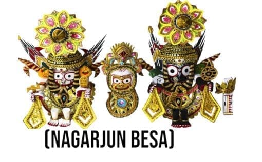 Nagarjuna Besha, a rare and unique attire for Lord Jagannath murtis.