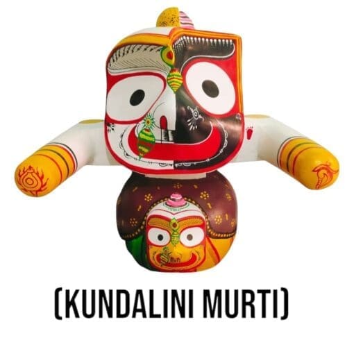 Kundalini Jagannath Puja set with murti, Mahaprasadam, and Sanjua.