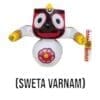 Sweta Varnam Jagannath Murti set with Sudarsan Chakra, Mahaprasadam, Sanjua, dress set, and Puja guide.