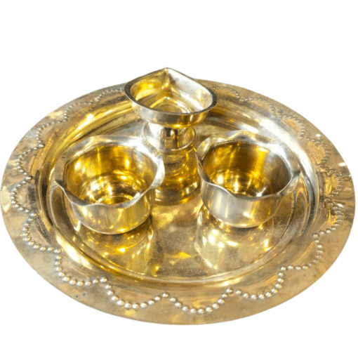 brass puja thali by justkaling.com