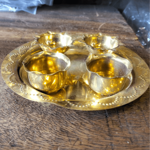 brass puja thali by justkaling.com