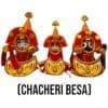 Chacheri Besha, a special attire for Lord Jagannath murtis, celebrating the Phalguna festival.