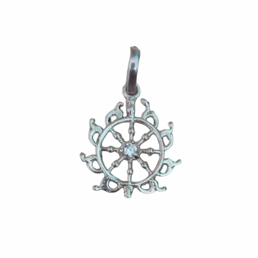 Nila Chakra Silver Locket featuring the sacred symbol of Lord Jagannath.