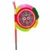 Alat, a sacred hand fan used in Jagannath Puja rituals. Handcrafted with wood and velvet.