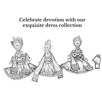 Buy premium dress for mahaprabhu and siblings from justkalinga.com