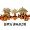 Brass Suna Besha, replicating the Golden Attire adorned by deities during a special occasion in Shri Mandir.