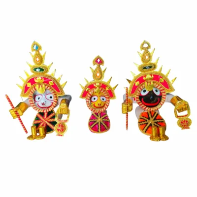 Bana Bhoji Besha for Shri Jagannath Mahaprabhu. Handcrafted attire commemorating a special ritual observed on Bhadraba Krushna Dasami.