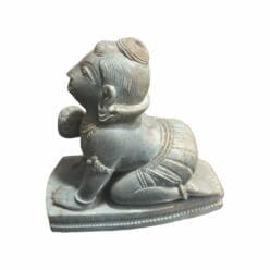 Balgopal Stone Murti. Hand-carved from stone, this idol captures the divine essence of Balgopal, the child form of Lord Krishna.