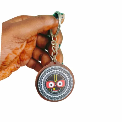 Shri Jagannath Mahaprabhu’s Key Chain, intricately designed with the image of Lord Jagannath.