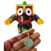 Kaleswar Rupam Murti with Silver Locket, a divine Diwali gift featuring a 12-inch neem wood murti of Lord Jagannath.