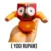 Yogi Rupam Jagannath Murti (neem wood) - Meditative pose, peace, spiritual awakening.