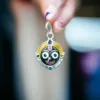 Silver Jagannath locket with Nila Chakra, a symbol of hope, strength, and positivity.