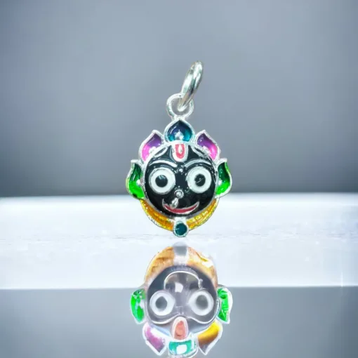 Silver Jagannath locket, a timeless treasure that can be passed down through generations, carrying blessings and love.