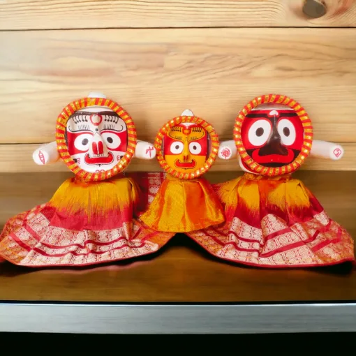 Bala ornaments for Shri Jagannath and Siblings, handcrafted with attention to detail.