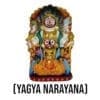 Large Yagya Narayan Jagannath murti on a home altar, promoting spiritual well-being, eco-friendly practices, and cultural preservation.