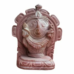 Stone Murti of Shri Jagannath Mahaprabhu, hand-carved from pure marble, perfect for your home temple or sacred space.