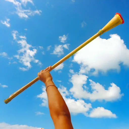 Bije Kahali, a traditional ceremonial trumpet handcrafted from brass, used in Shri Jagannath Mahaprabhu rituals.