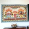 Jagannath Patachitra displayed in a home, adding a touch of traditional artistry and cultural richness to the decor.