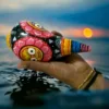 Elevate your puja with this exquisite Jagannatha Abhishek Conch, perfect for water offerings.